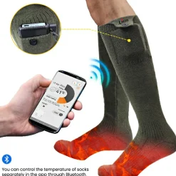 il Lago Red Level Beheizbare Bekleidung<Heizsocken Flex Pro X Unisex (Oliv)