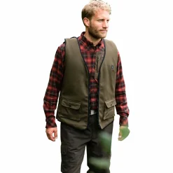 Online il Lago Red Level Heizweste Feuerland Herren (Oliv)
