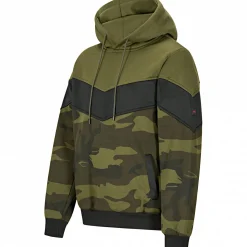 Sale il Lago Red Level Hoodie Nevis Herren, beheizbar (Oliv/Schwarz/Camouflage)
