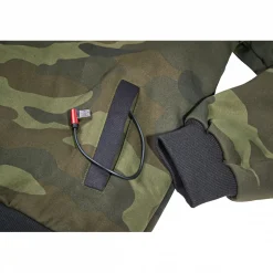 Sale il Lago Red Level Hoodie Nevis Herren, beheizbar (Oliv/Schwarz/Camouflage)