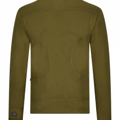 il Lago Red Level Outdoor- & Angel-Unterwäsche|Beheizbare Bekleidung<Longsleeve Feuerland Herren, beheizbar (Oliv)