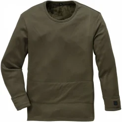 Online il Lago Red Level Shirt Feuerland Damen, beheizbar (Oliv)