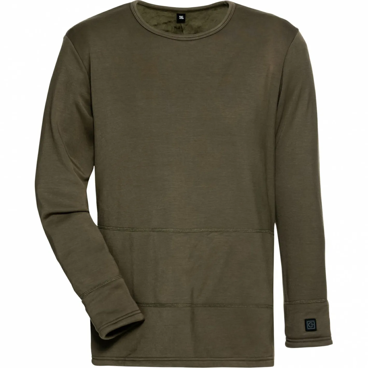 Online il Lago Red Level Shirt Feuerland Damen, beheizbar (Oliv)
