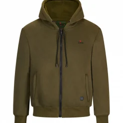 il Lago Red Level Beheizbare Bekleidung|Angelpullover & -Strickjacken<Sweatjacke Feuerland Herren, beheizbar (Oliv)