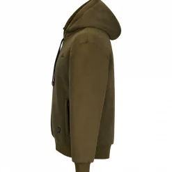 il Lago Red Level Beheizbare Bekleidung|Angelpullover & -Strickjacken<Sweatjacke Feuerland Herren, beheizbar (Oliv)