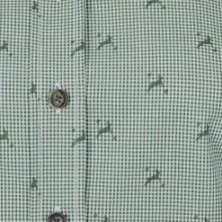 il Lago Sie Damen Angelshirts & -Oberteile<Bluse Hirschlein Damen (Oliv)