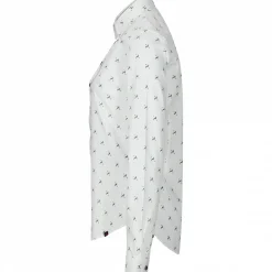 il Lago Sie Damen Angelshirts & -Oberteile<Bluse Hirschlein Damen (Weiß)