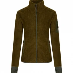 New il Lago Sie Faserpelzjacke Lina Damen (Oliv)
