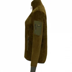 New il Lago Sie Faserpelzjacke Lina Damen (Oliv)