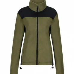 Discount il Lago Sie Fleecejacke Amira Damen (Oliv/Schwarz)