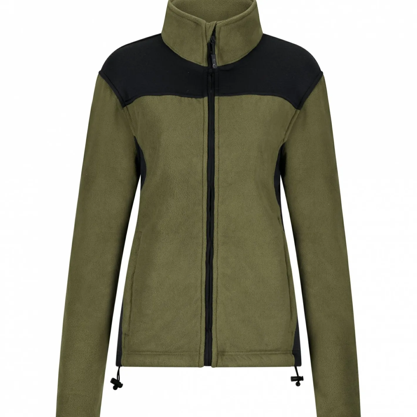 Discount il Lago Sie Fleecejacke Amira Damen (Oliv/Schwarz)