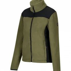 Discount il Lago Sie Fleecejacke Amira Damen (Oliv/Schwarz)