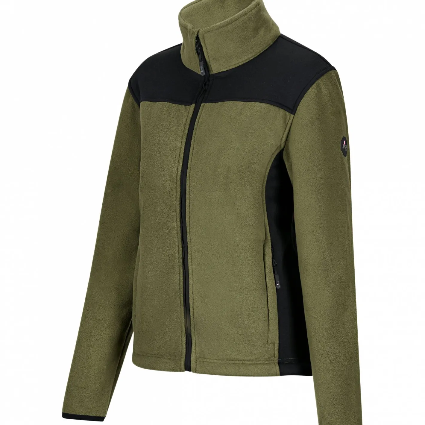 Discount il Lago Sie Fleecejacke Amira Damen (Oliv/Schwarz)