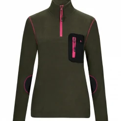 Discount il Lago Sie Fleecetroyer Caya Damen (Oliv)