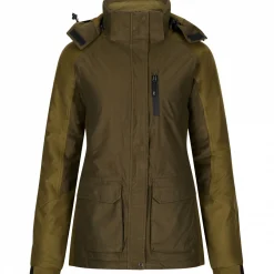 Outlet il Lago Sie Funktionsjacke Huntress Damen (Dunkeloliv/Braun)