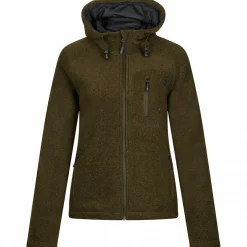 Online il Lago Sie Membran Lodenfleece-Jacke Geo Pro Damen (Oliv)