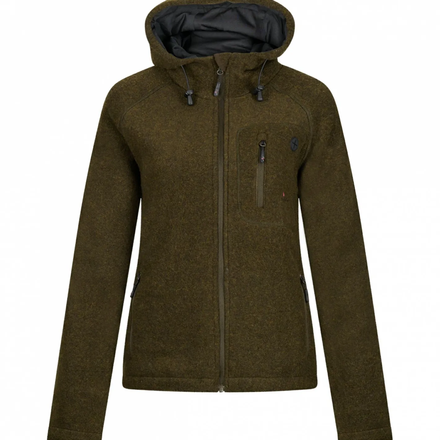 Online il Lago Sie Membran Lodenfleece-Jacke Geo Pro Damen (Oliv)