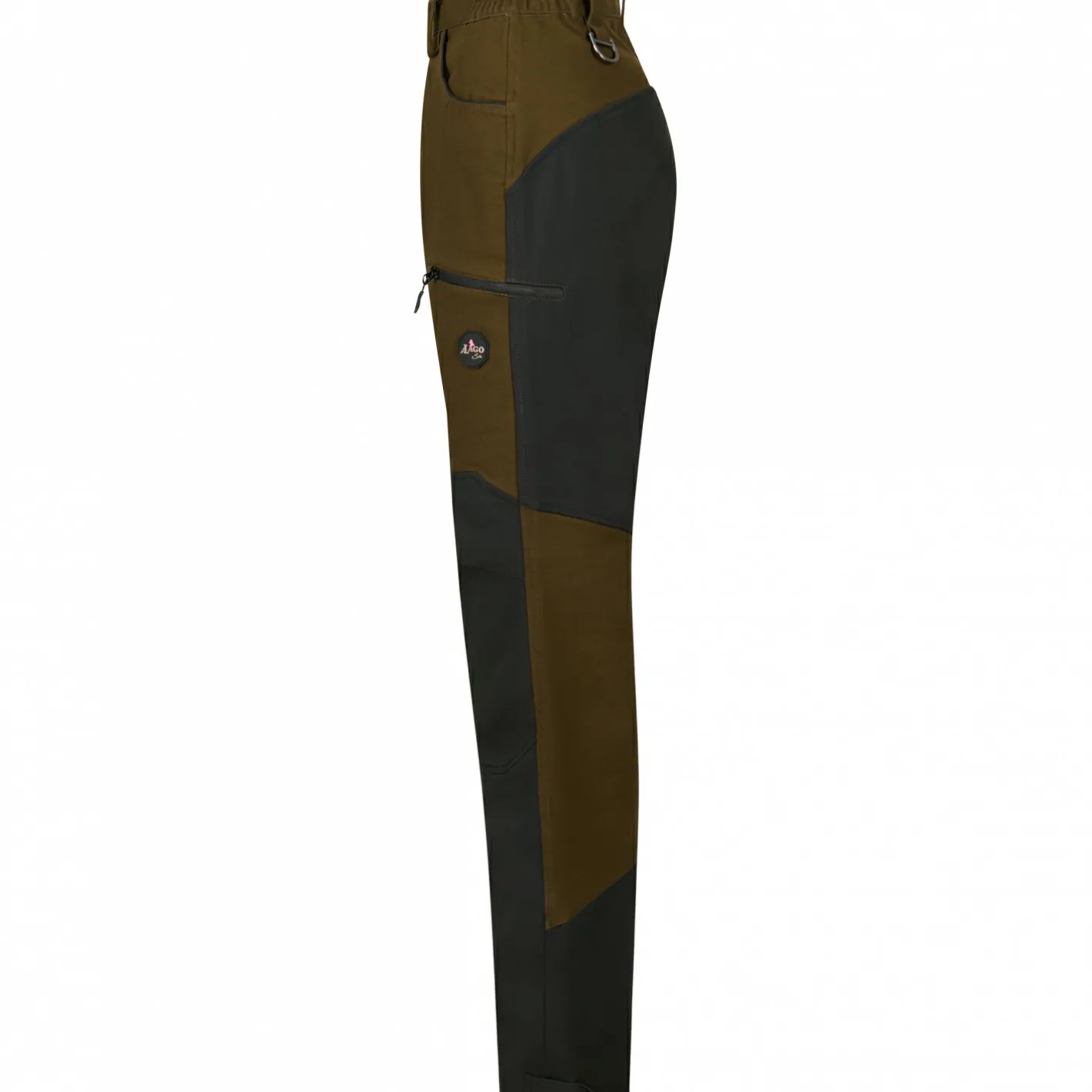 Discount il Lago Sie Outdoorhose Freya Damen (Oliv/Schwarz)
