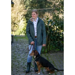 il Lago Sie Damen Angeljacken & -Westen<Regenjacke Hirschlein Damen (Oliv)