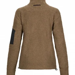 Clearance il Lago Sie Teddyjacke Levina Damen (Braun/Schwarz)