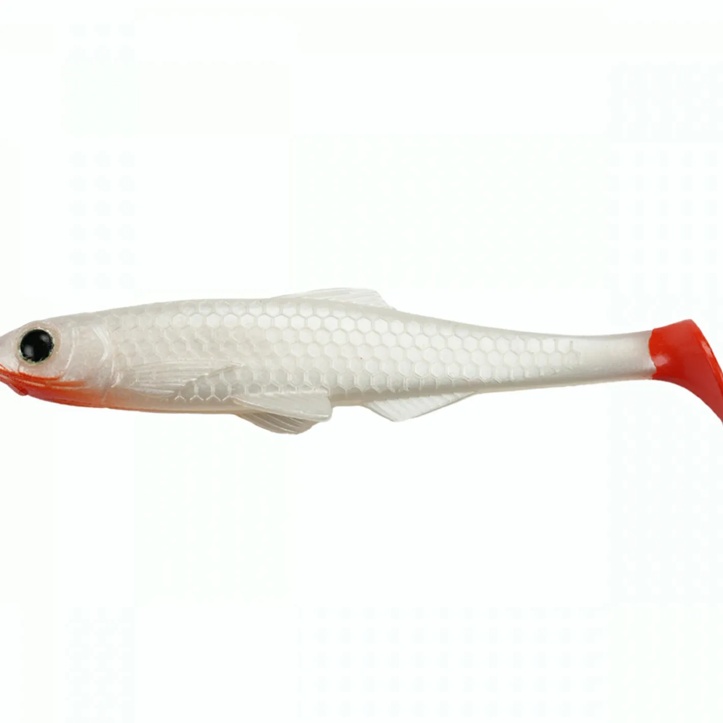 INVDR Gummiköder ·Gummifische & Shads|Raubfischangeln Kunstköder<Heileit Edition Shad (Hot Albino)