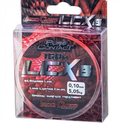 Iron Claw Raubfischschnüre|Raubfischschnüre<Angelschnur Pure Contact LCX8 (rot)