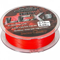 Iron Claw Raubfischschnüre|Raubfischschnüre<Angelschnur Pure Contact LCX8 (rot)