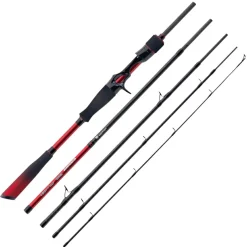 Iron Claw Reiseruten<High-V Red² Travel Baitcast