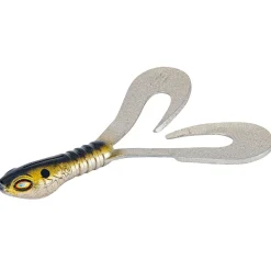 Iron Claw Gummiköder ·Gummifische & Shads<Turbo X-Tail (White Gold, 15 cm)