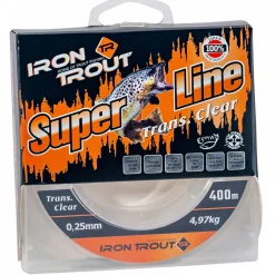 Clearance Iron Trout Super Line Transparent (400 m)