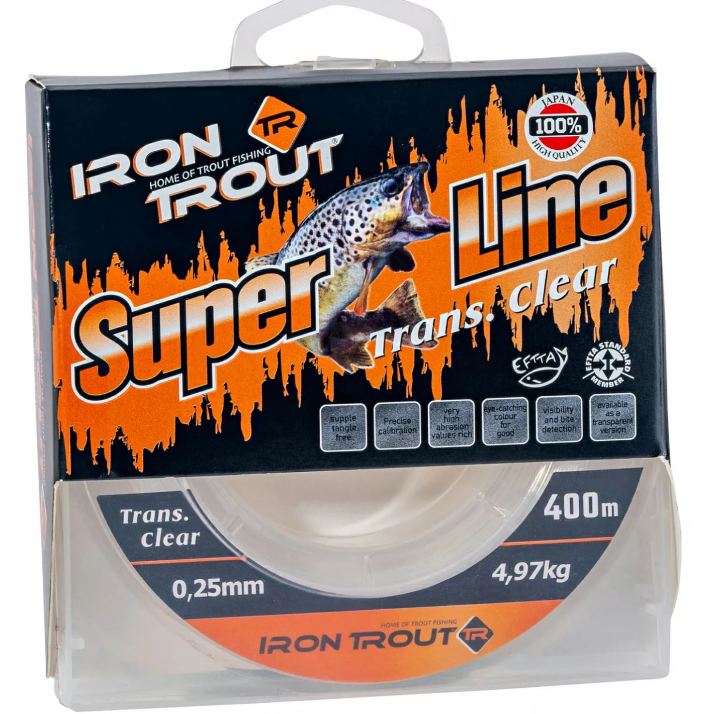 Clearance Iron Trout Super Line Transparent (400 m)