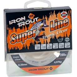 Iron Trout Monofile Schnüre<Super Line Transparent (200 m)