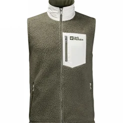 Jack Wolfskin Damen Angeljacken & -Westen<Kingsway Vest M Herren (Dusty Olive)