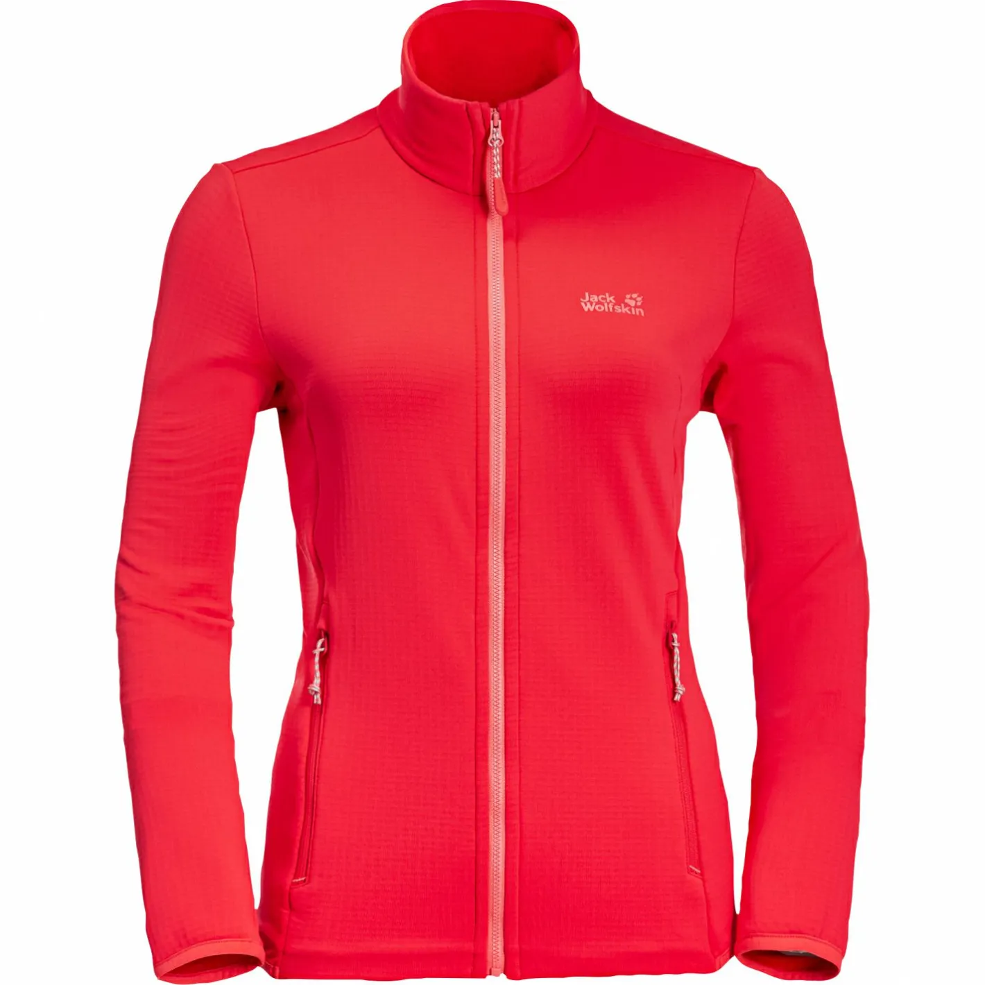 New Jack Wolfskin Peak Grid Fleece W Damen (Tulip Red)