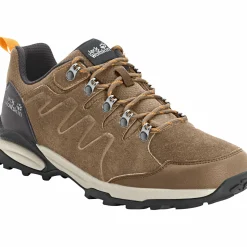 Jack Wolfskin Damen Angelschuhe|Damen Angelschuhe<Refugio Texapore Low W Damen (Brown/Apricot)