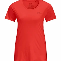 Hot Jack Wolfskin Tech T W Damen (Vibrant Red)