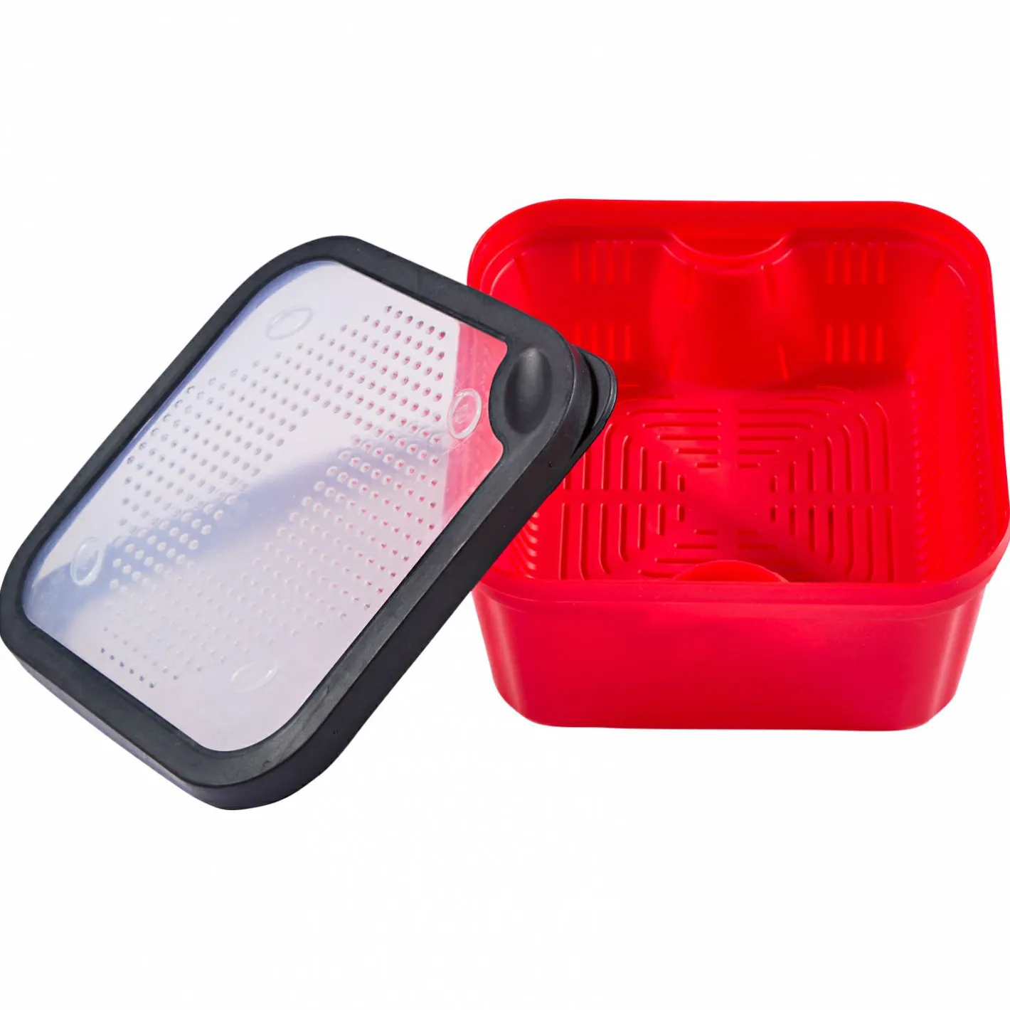 Kogha Angelkoffer & Angelboxen ·Madendosen & Angelzubehör-Dosen<Baitbox mit Abtropftray