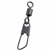 Kogha Carp Angelwirbel & Snaps<Wirbel Matt Black Swivel mit Safety Snap