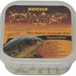 Hot Kogha Crazy Action Baits Mini Wafter Dumbells (Kokos)