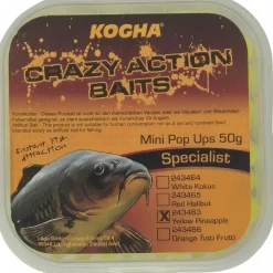 Kogha Karpfenfutter·Boilies & Popup Boilies|Karpfenfutter<Crazy Action Baits Mini Pop Ups (Ananas)