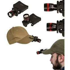 Angellampen Und Co.|Angelboote ·Kopflampen<Kopflampe Cap Light LED Cree M. Zoom