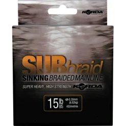 Korda Geflochtene Schnüre<Angelschnur Subbraid (grün, 450 m)