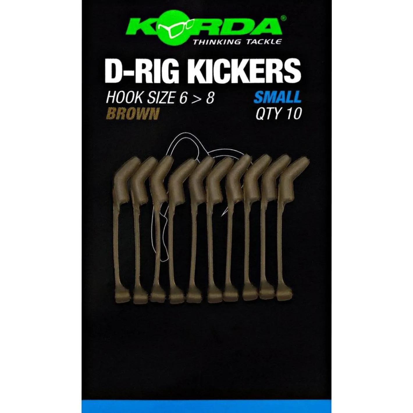 Korda Karpfenangeln-Zubehör<Kickers D Rig (Braun)