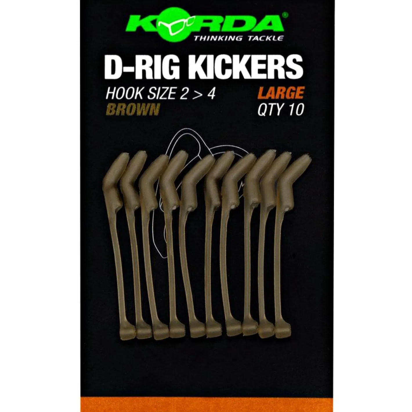Korda Karpfenangeln-Zubehör<Kickers D Rig (Braun)
