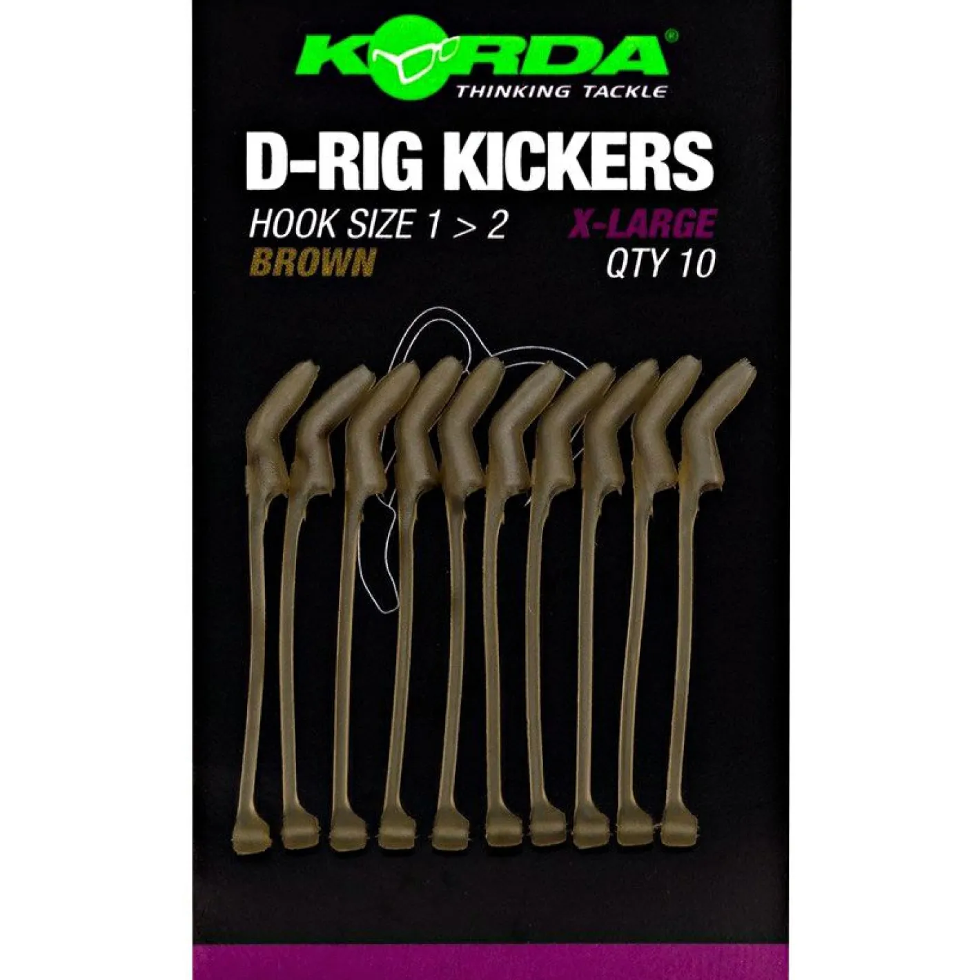 Korda Karpfenangeln-Zubehör<Kickers D Rig (Braun)