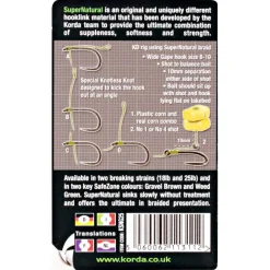 Korda Karpfenschnüre|Karpfenschnüre<Vorfachmaterial Super Natural Vorfachmaterial (braun)