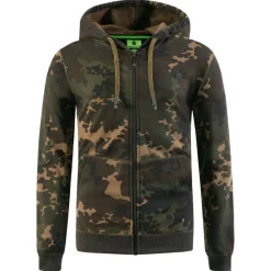 Korda Angelpullover & -Strickjacken<Zip Hoodie Dark Kamo