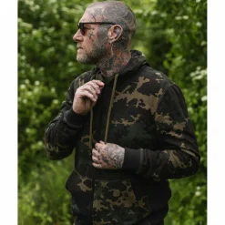 Korda Angelpullover & -Strickjacken<Zip Hoodie Dark Kamo