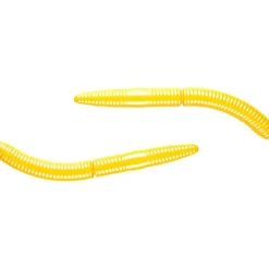 Libra Lures Raubfischangeln Kunstköder|Gummiköder ·Gummimaden & Gummiwürmer<Fatty D´Worm (Yellow)
