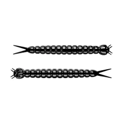 Sale Libra Lures Slight Worm Kunstköder (black)